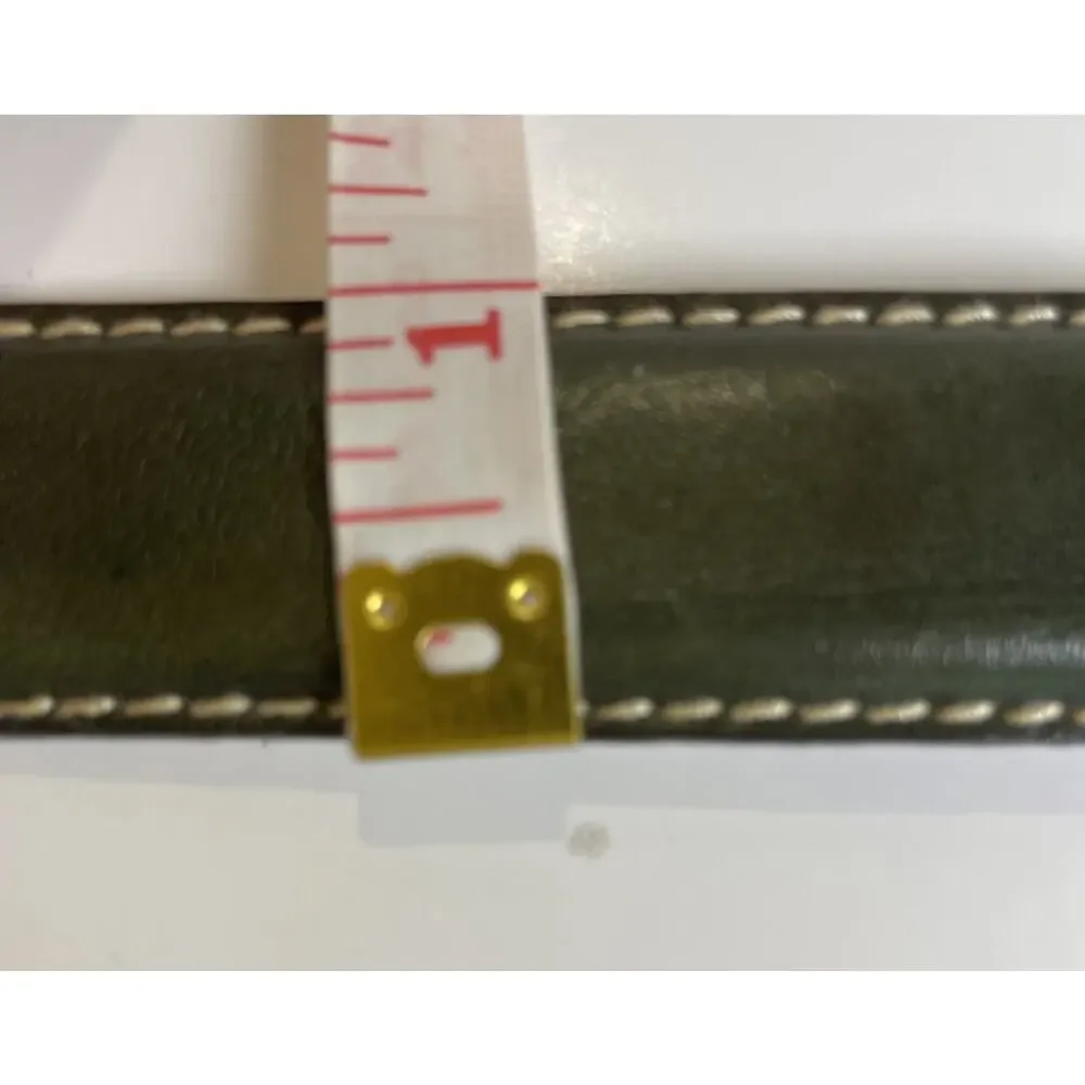 Fossil Patchwork Leather Belt Women’s Sz L Multi Color Narrow